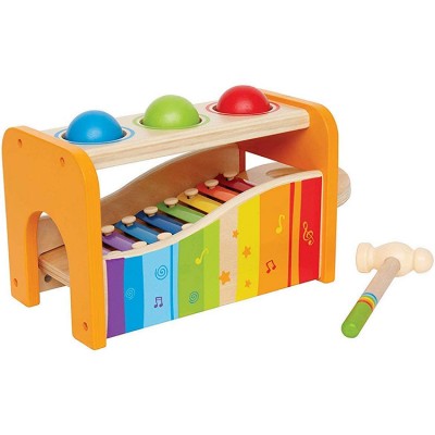 Wooden Xylophone For Kids Baby Musical Toy Wooden Musical Pounding Toy For Toddlers, Multifunctional and Bright Colours